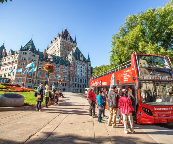 Quebec City: Hop-on Hop-off Open-Top Double Decker Bus Tour – Quebec, Canada