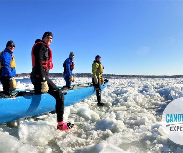 Quebec City: Ice Canoeing with Hot Chocolate & Sauna – Quebec, Canada