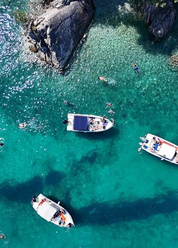 Saranda Boat Tour Turtle Cave, Kakome, Gremina, Krorez Beach – Vlorë County, Albania