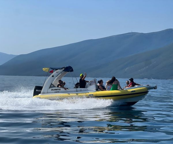 Vlore: Sazan Island & Haxhi Ali Cave Speedboat Guided Tour – Vlorë County, Albania