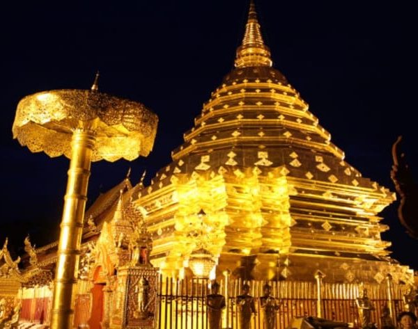 Wat Umong & Wat Phra That Doi Suthep Evening Tour with Guide – Chiang Mai Province, Thailand