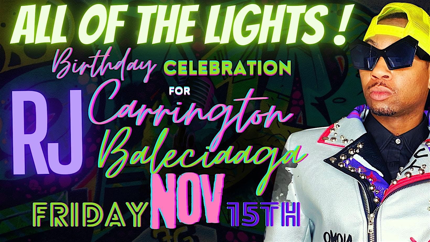 ALL OF THE LIGHTS – GLOW PARTY – RJs Scorpio Celebration! – Virginia Beach, VA