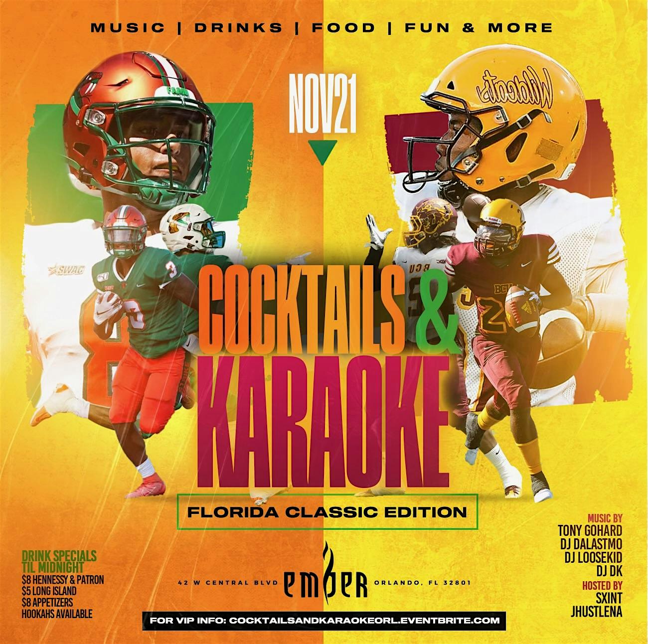 Cocktails & Karaoke Florida Classic 2024 – Orlando, FL