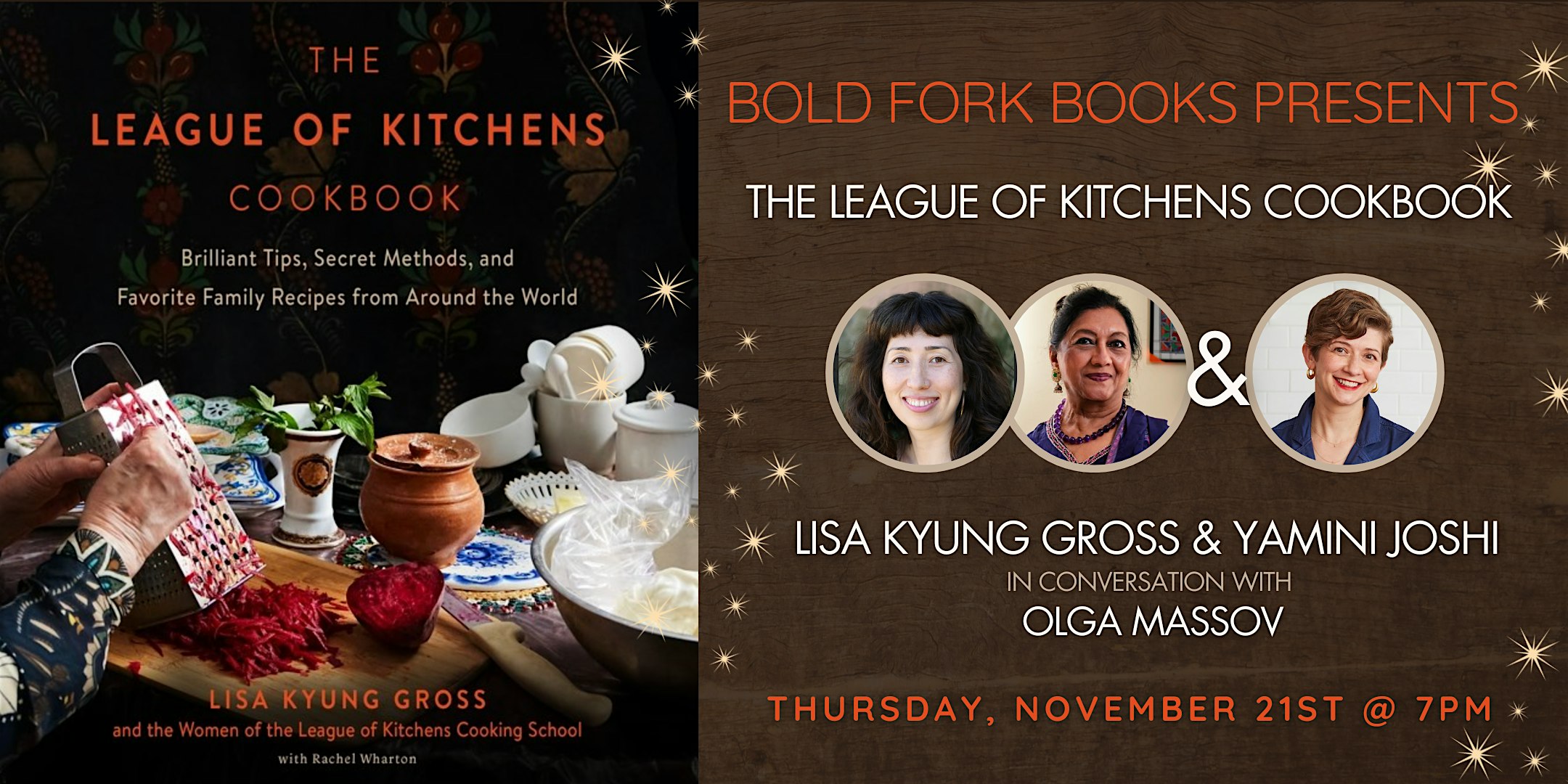 An Evening with Lisa Kyung Gross for THE LEAGUE OF KITCHENS COOKBOOK – Washington, DC