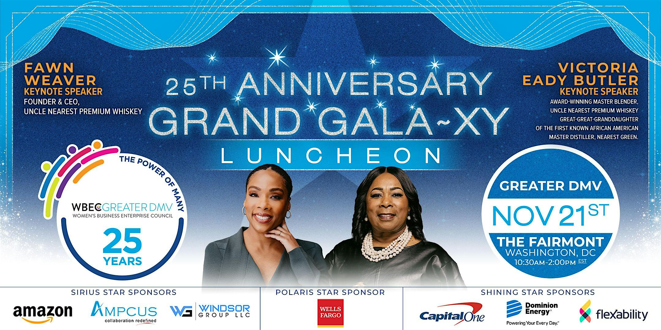 WBEC Greater DMV 25th Anniversary Grand GALA-xy Luncheon – Washington, DC