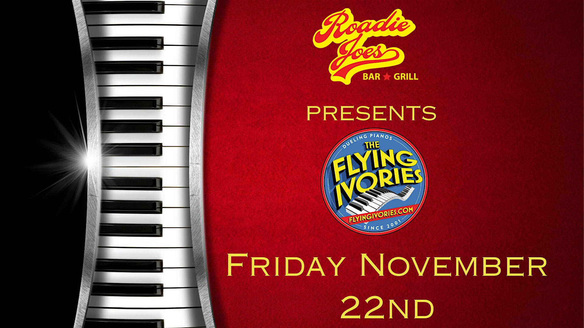 Evening with The Flying Ivories dueling pianos – Salisbury, MD