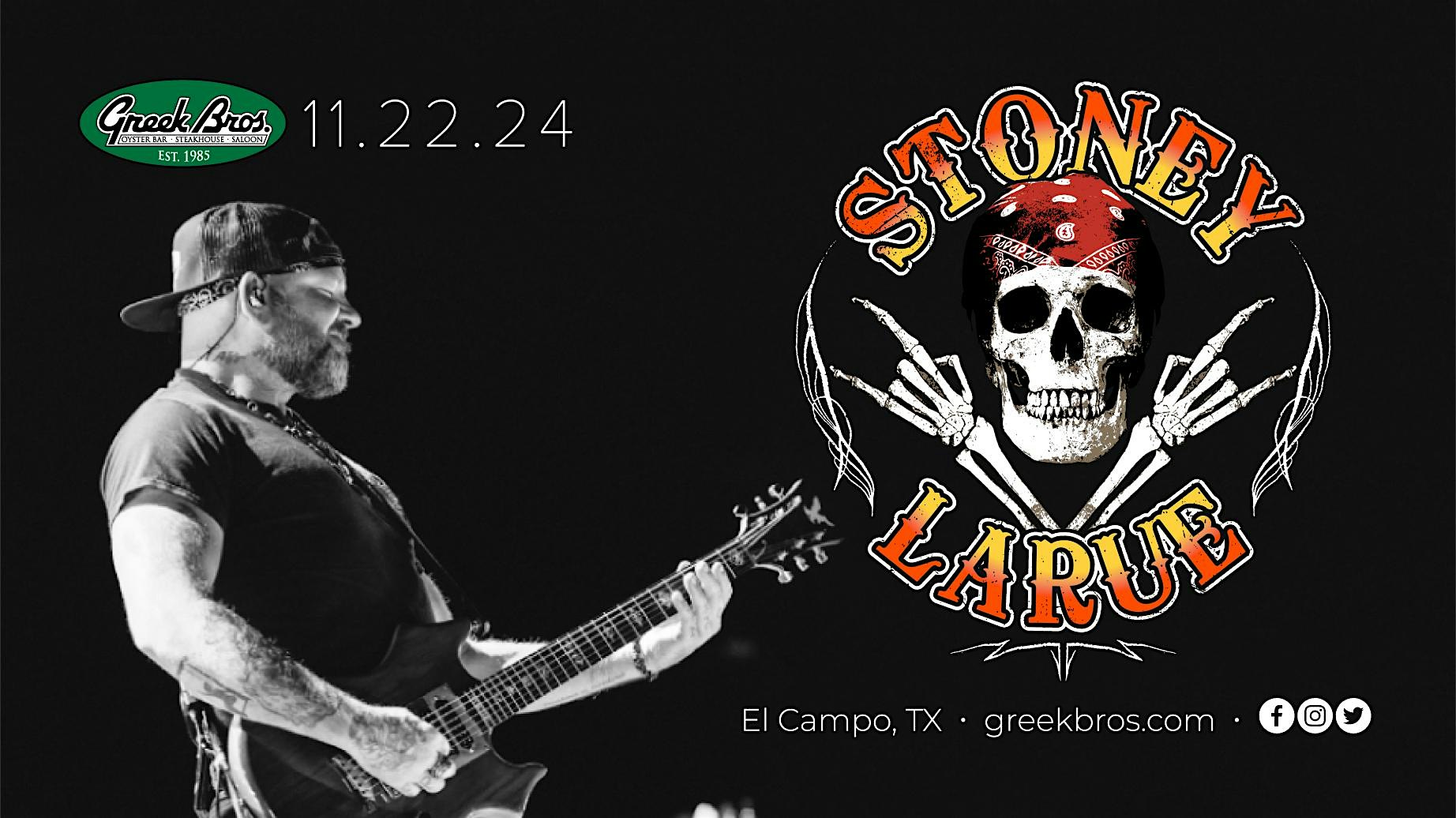 Stoney LaRue – El Campo, TX