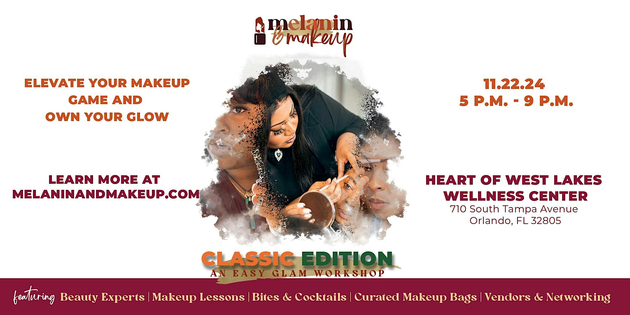 Melanin & Makeup: Orlando Makeup Workshop | Florida Classic Edition – Orlando, FL