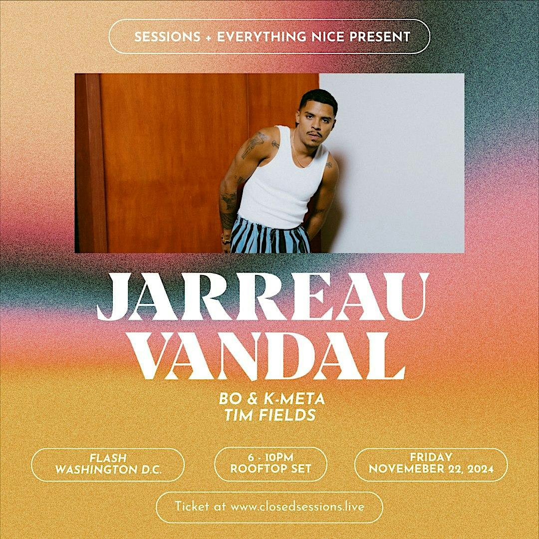 Jarreau Vandal – DC Debut – Rooftop Set @ Flash – Washington, DC