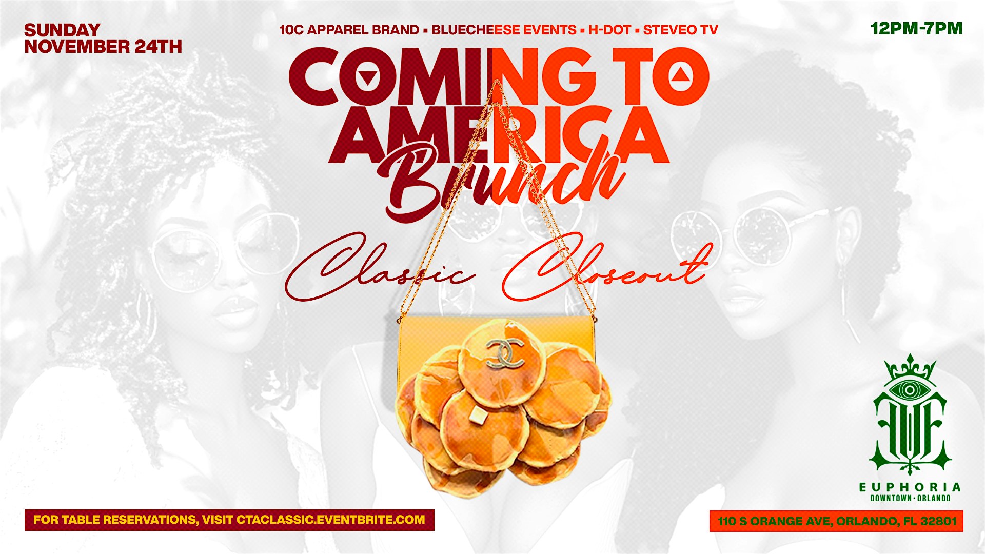 COMING TO AMERICA BRUNCH: “CLASSIC CLOSEOUT” EDITION – Orlando, FL