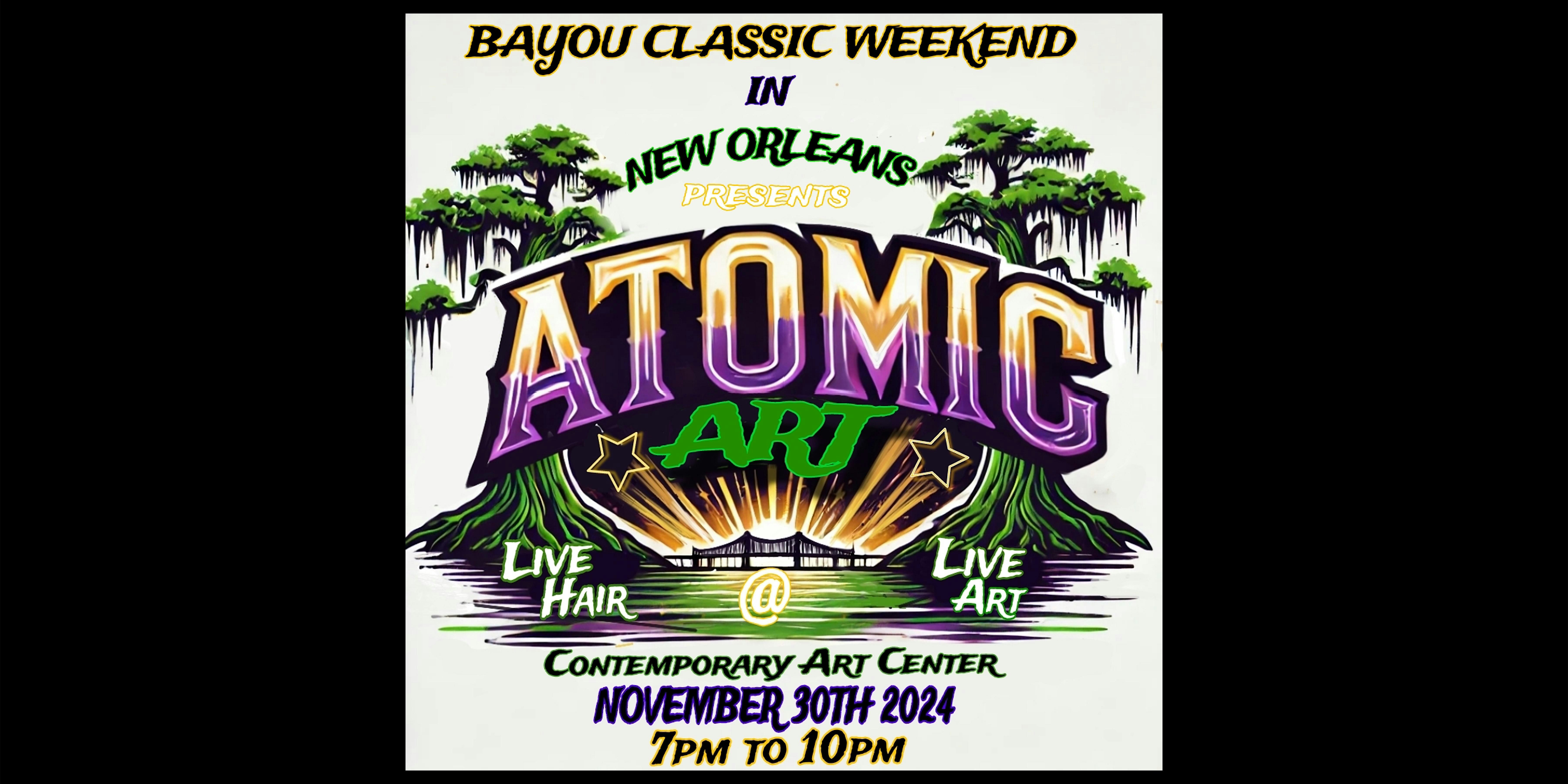 Atomic Art Show Bayou Classic Weekend – New Orleans, LA