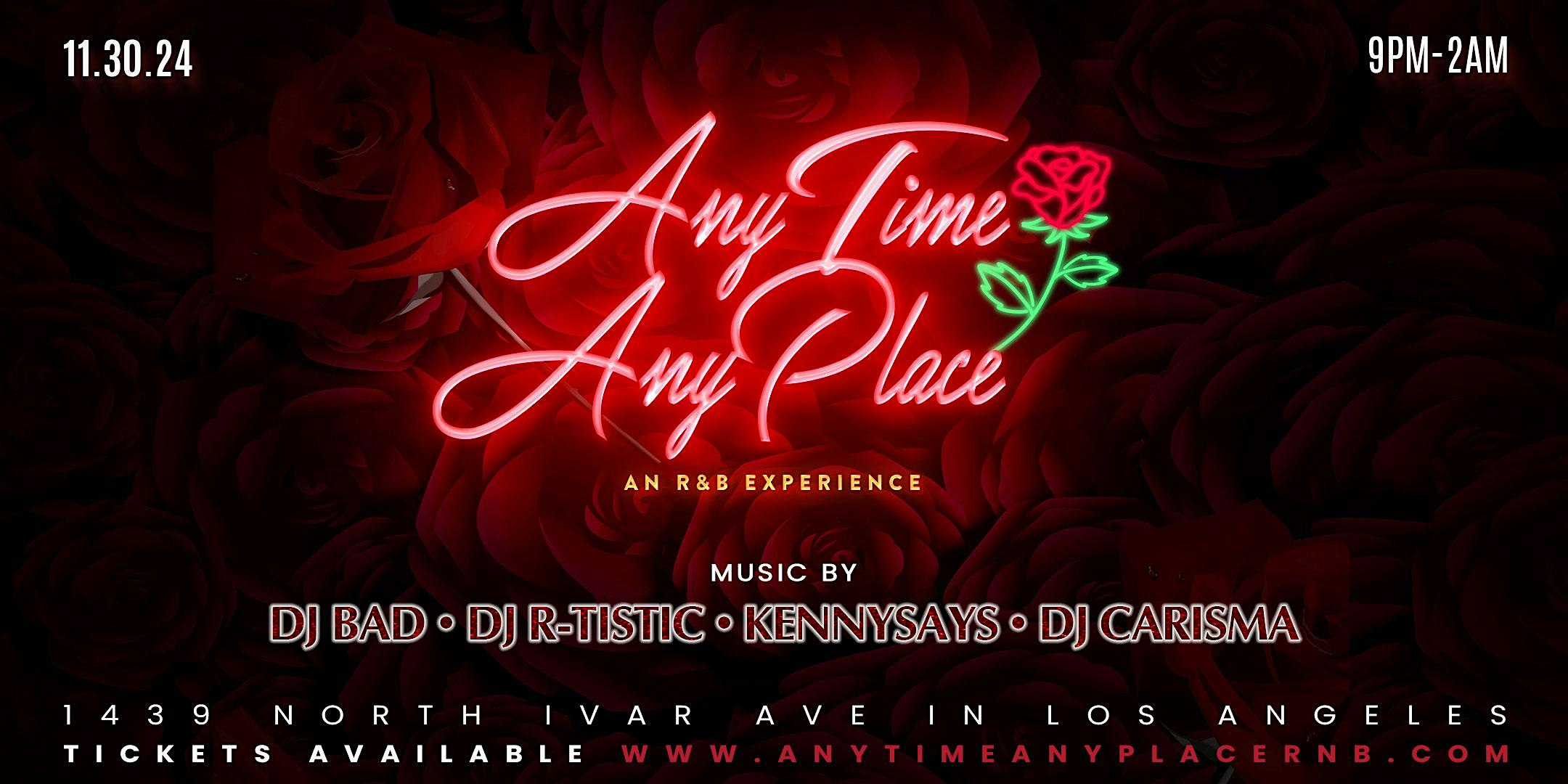 AnyTime AnyPlace – Los Angeles, CA