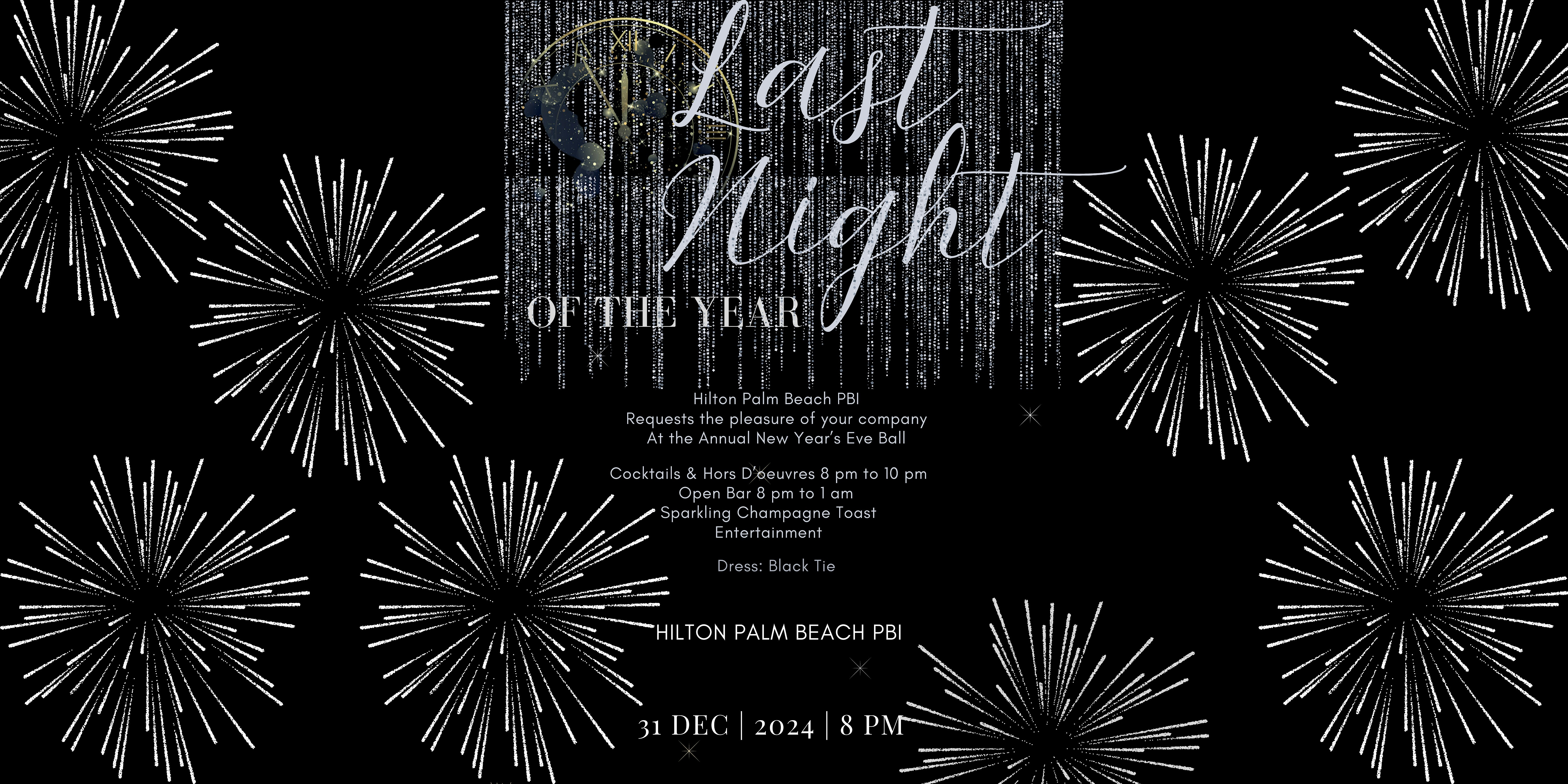 New Year’s Eve Gala Hilton Palm Beach PBI – West Palm Beach, FL