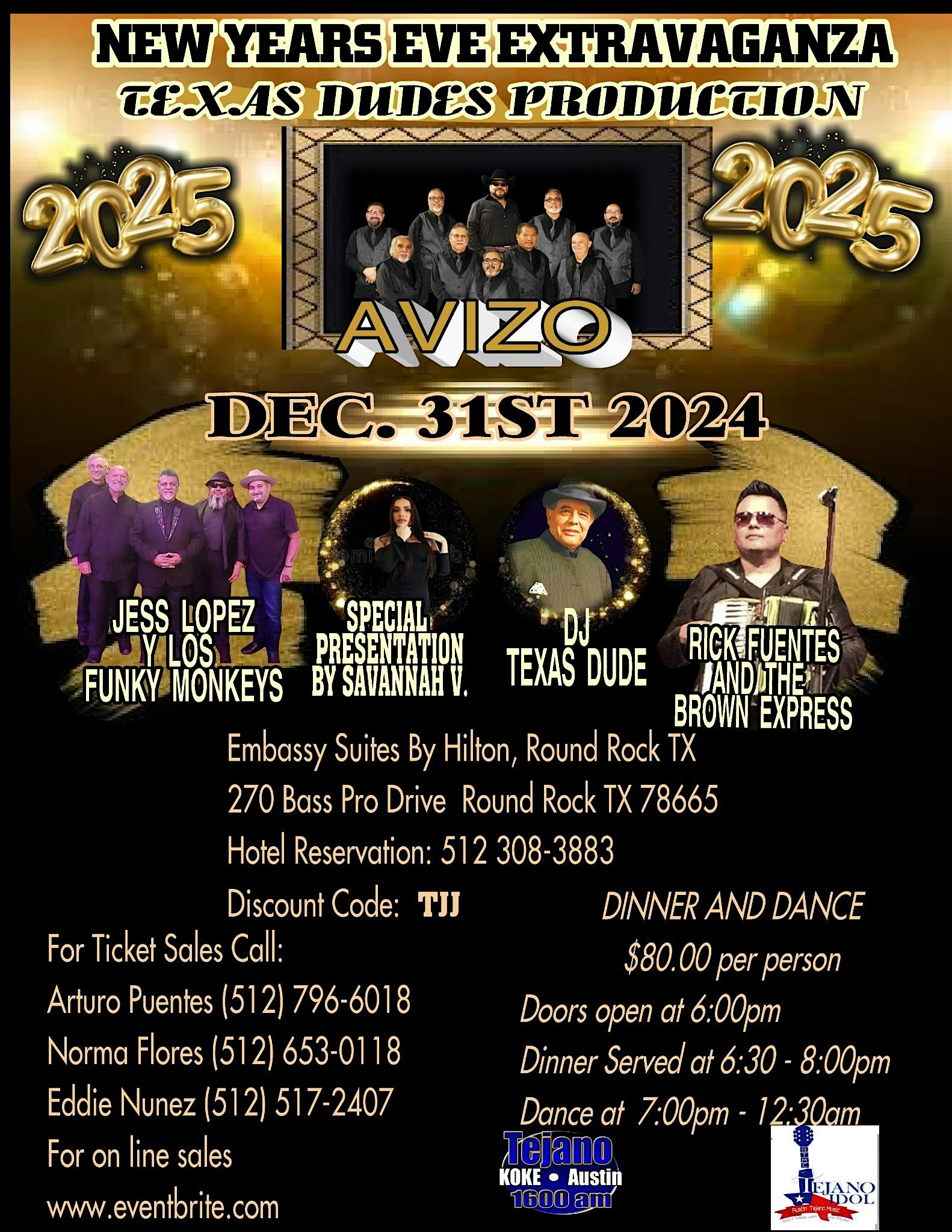 NEW YEARS EVE EXTRAVAGANZA Texasdude Production – Round Rock, TX