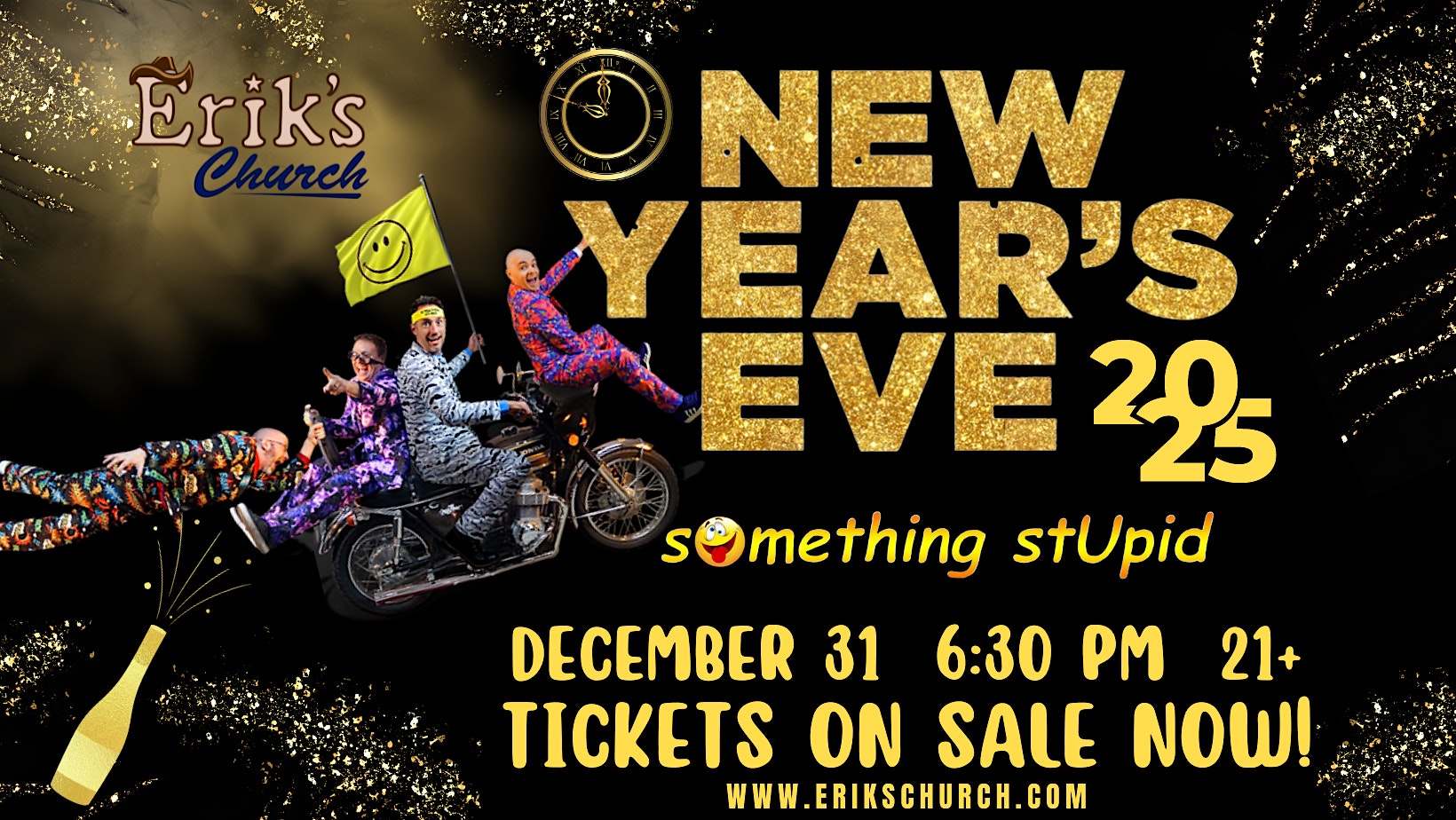 2025 New Years Eve Bash with Something Stupid! – Windham, ME