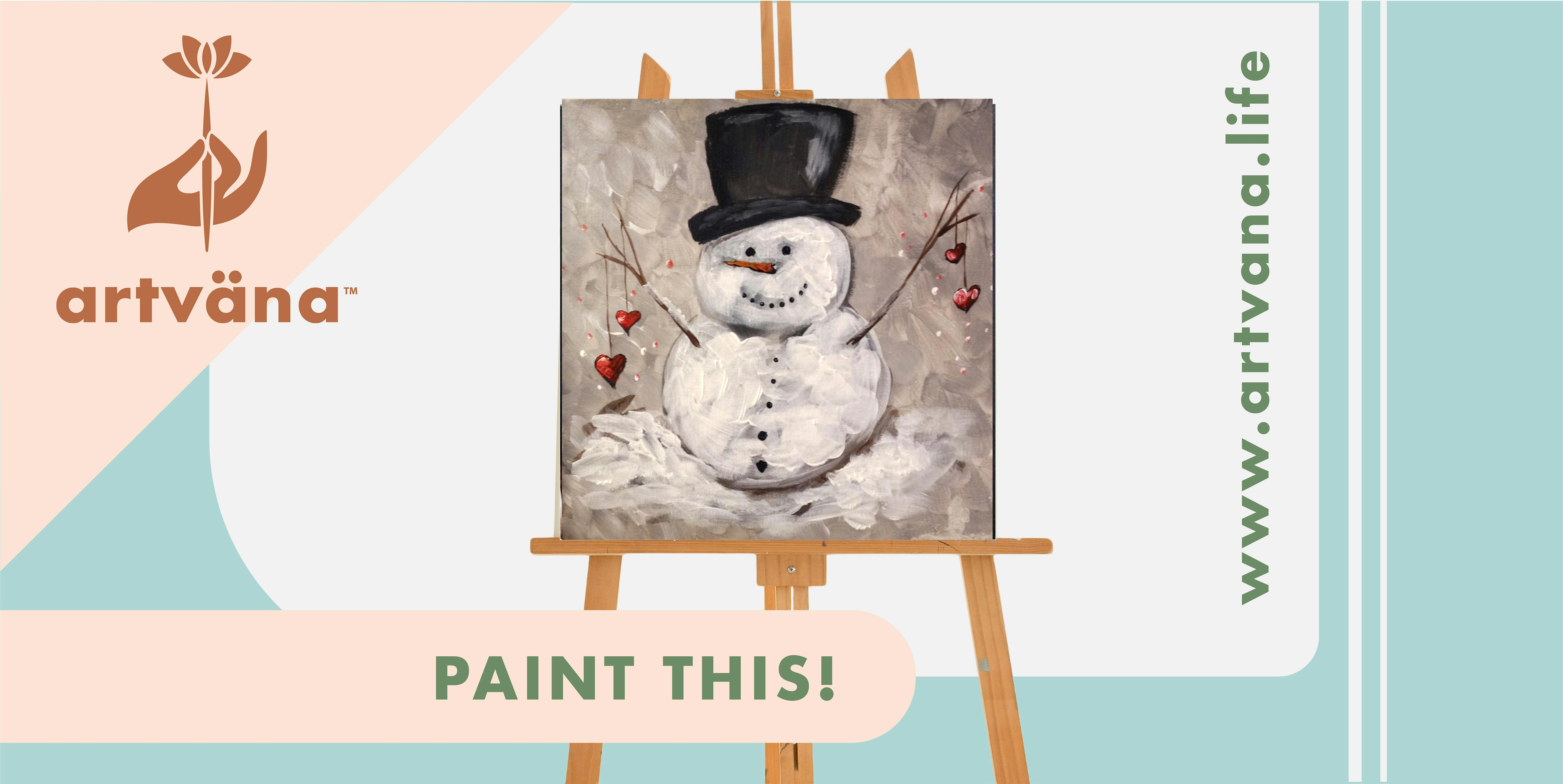 Artvana Wintery NYE Paint and Sip art class at Top Rung Brewing Lacey – Lacey, WA