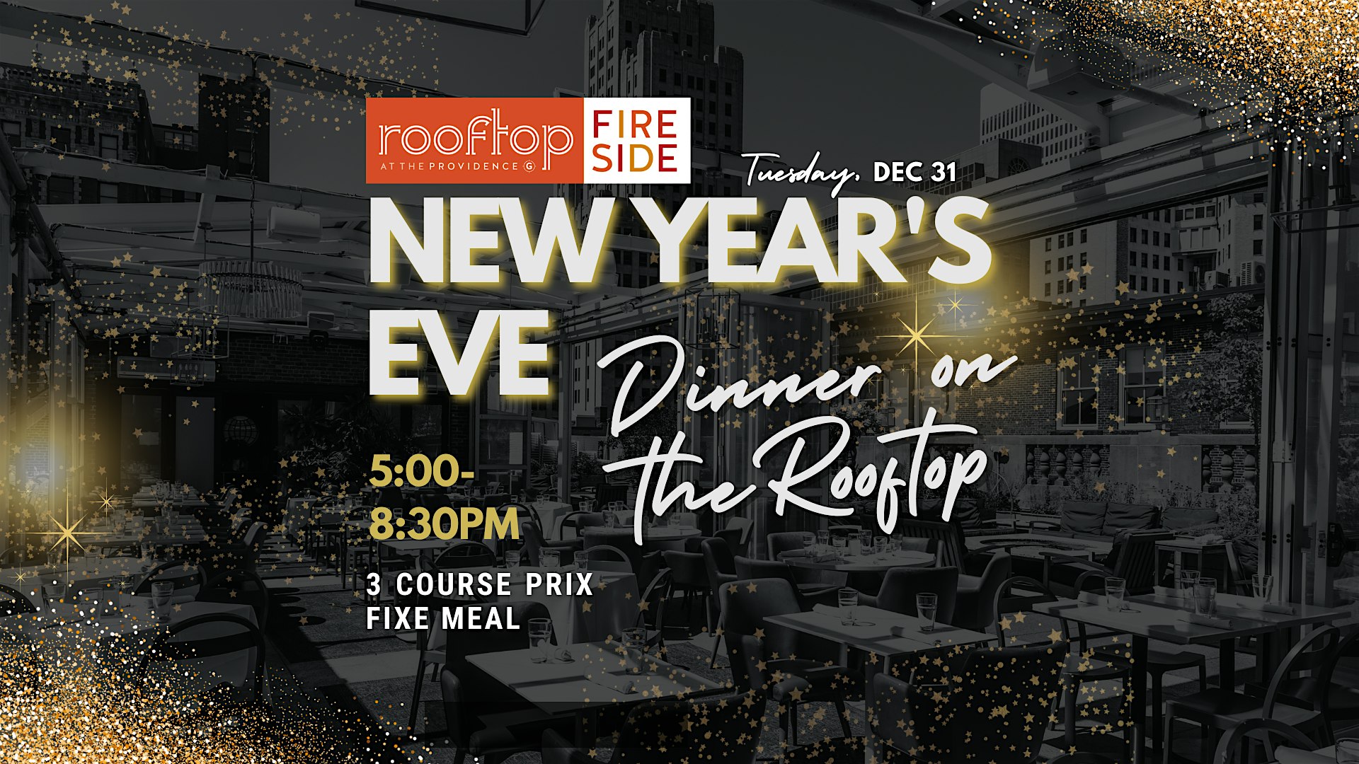 New Year’s Eve Dinner on the Rooftop – Providence, RI