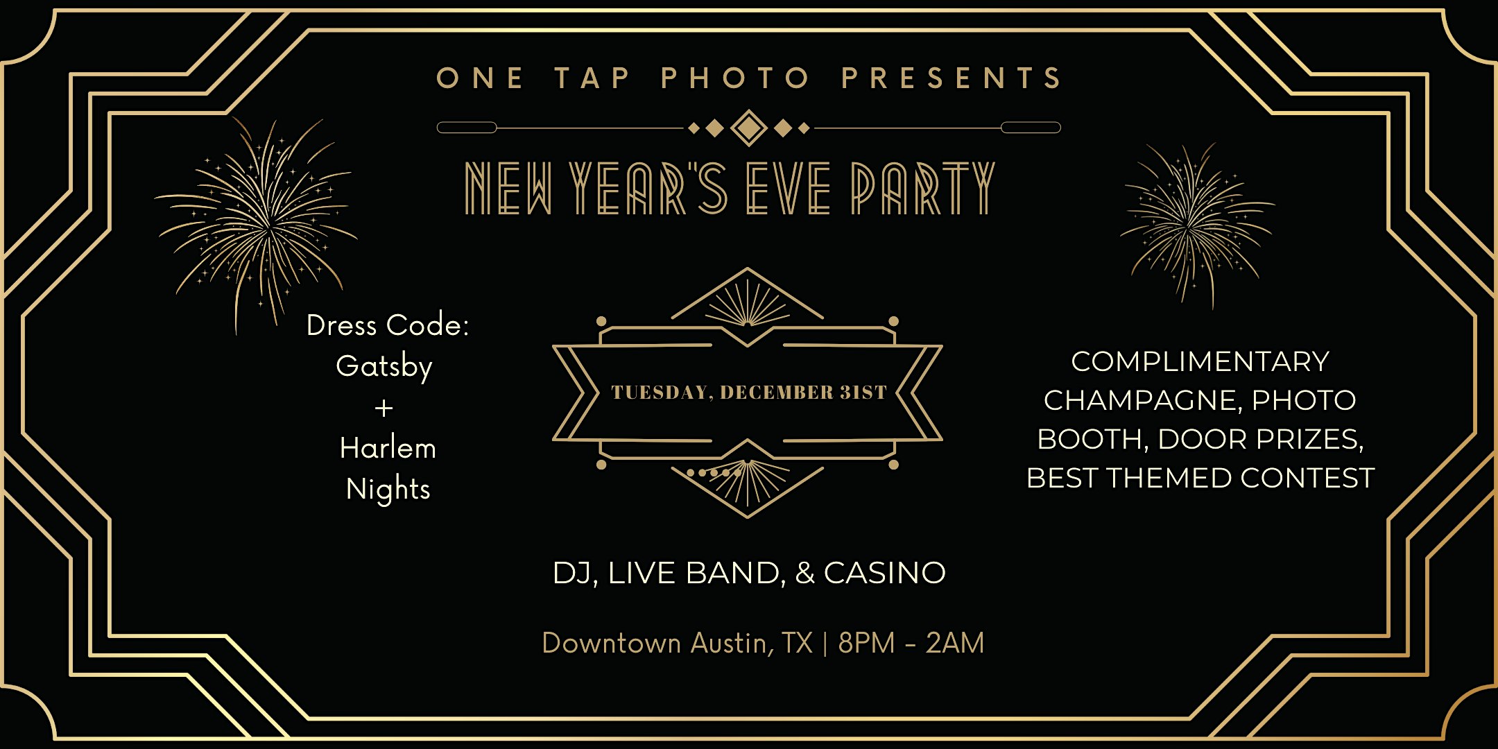 Gatsby New Year’s Eve Party – Austin, TX