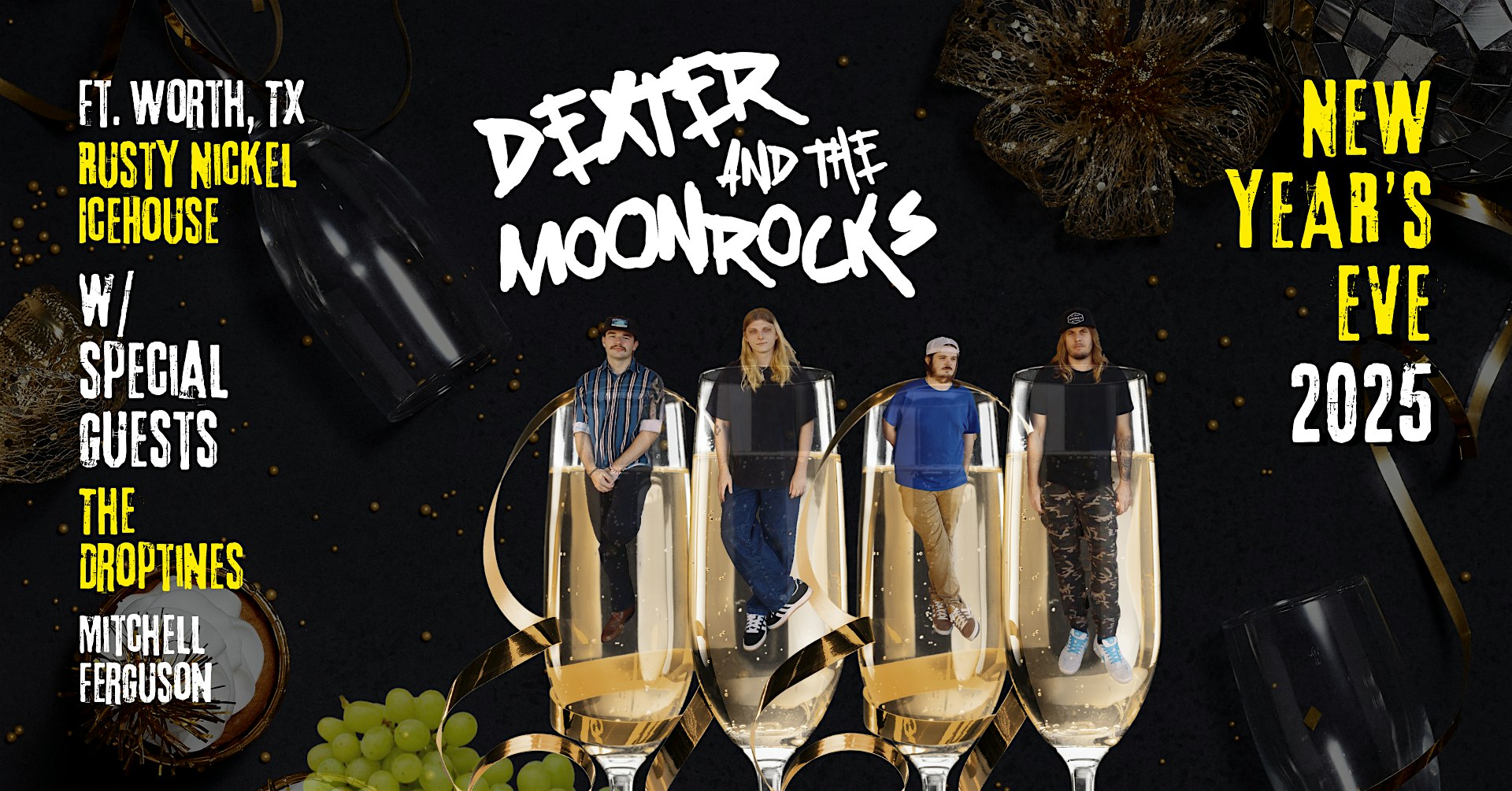 Dexter and The Moonrocks NYE Party – Fort Worth, TX