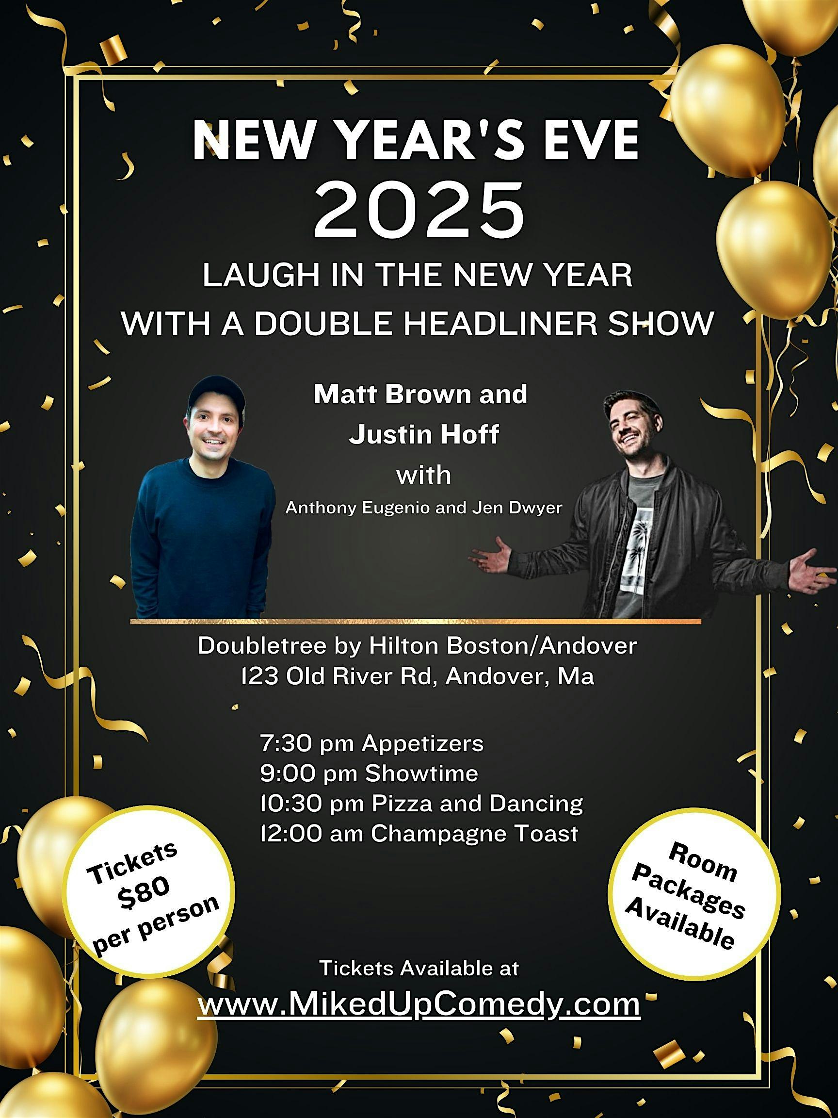 New Years Eve at The Doubletree in Andover, Ma – Andover, MA