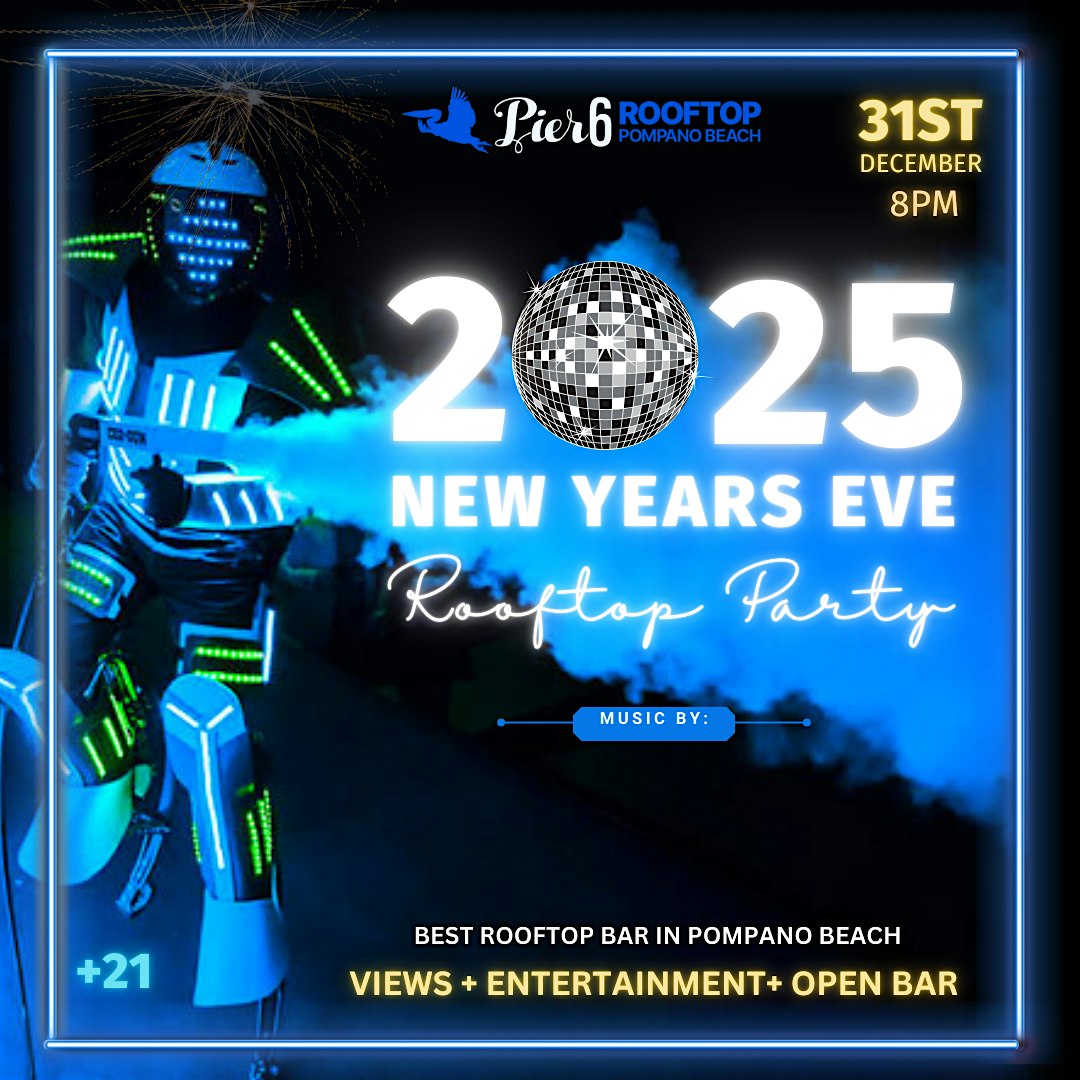 New Years Eve Rooftop Party – Pompano Beach, FL