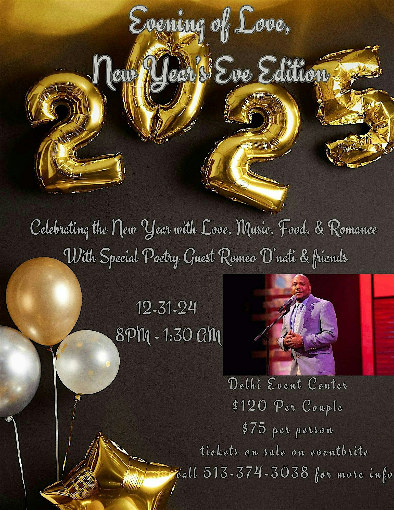 Evening of Love, New Year’s Eve Edition – Cincinnati, OH