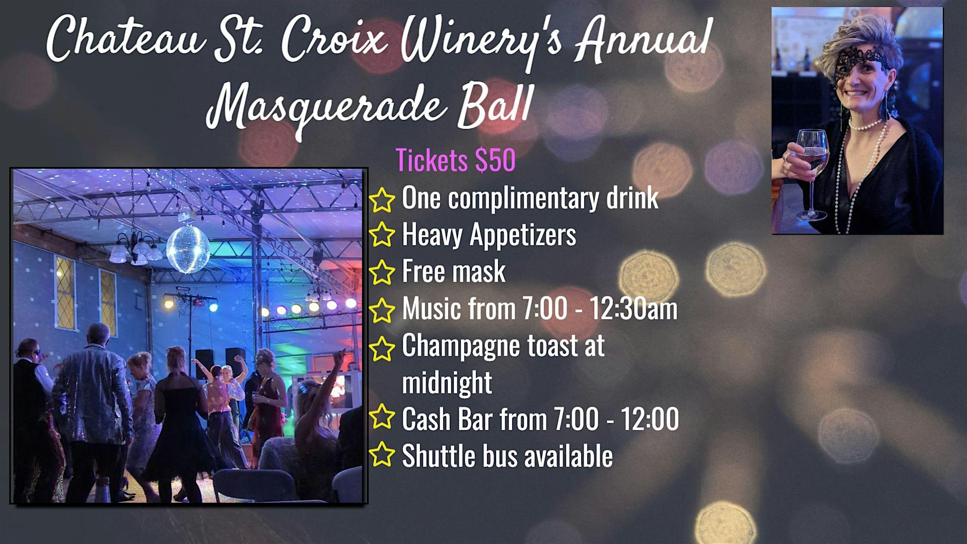 New Year’s Masquerade Ball – St. Croix Falls, WI