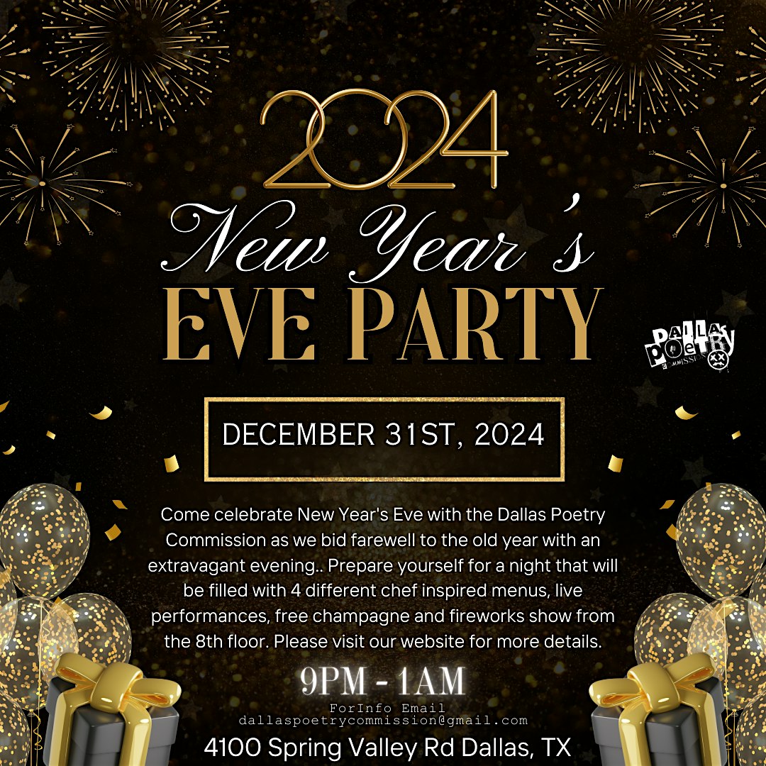 New Years Eve Extravaganza – Farmers Branch, TX