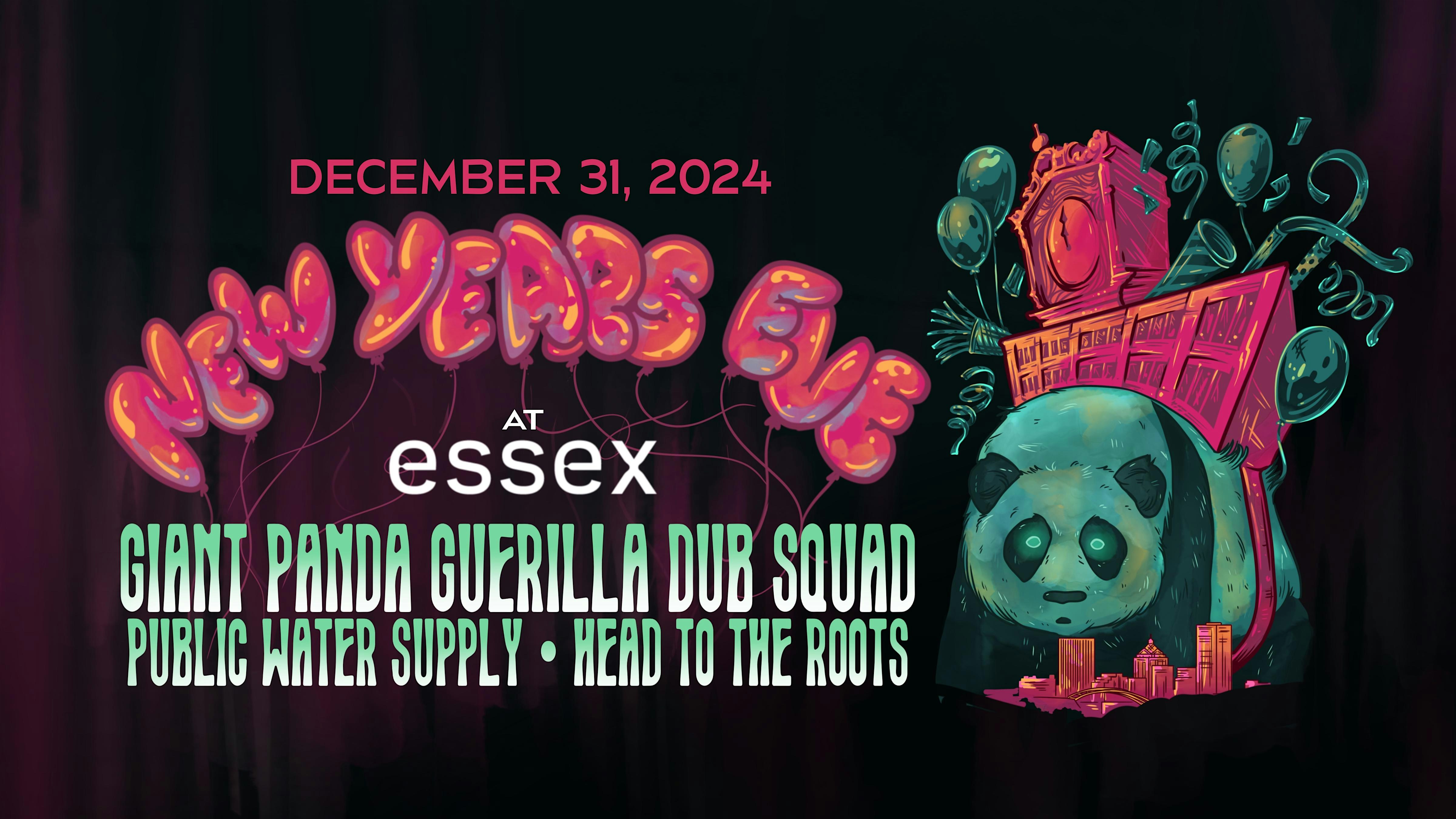 New Years Eve with Giant Panda Guerilla Dub Squad – Rochester, NY