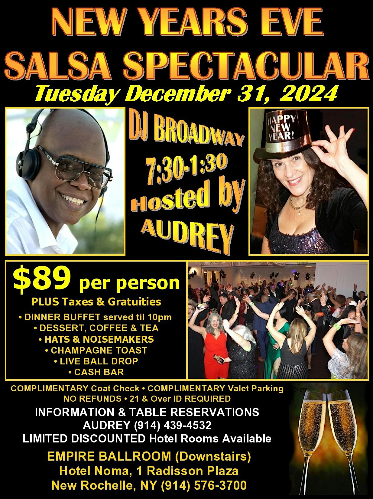 New Year’s Eve Salsa Spectacular – New Rochelle, NY