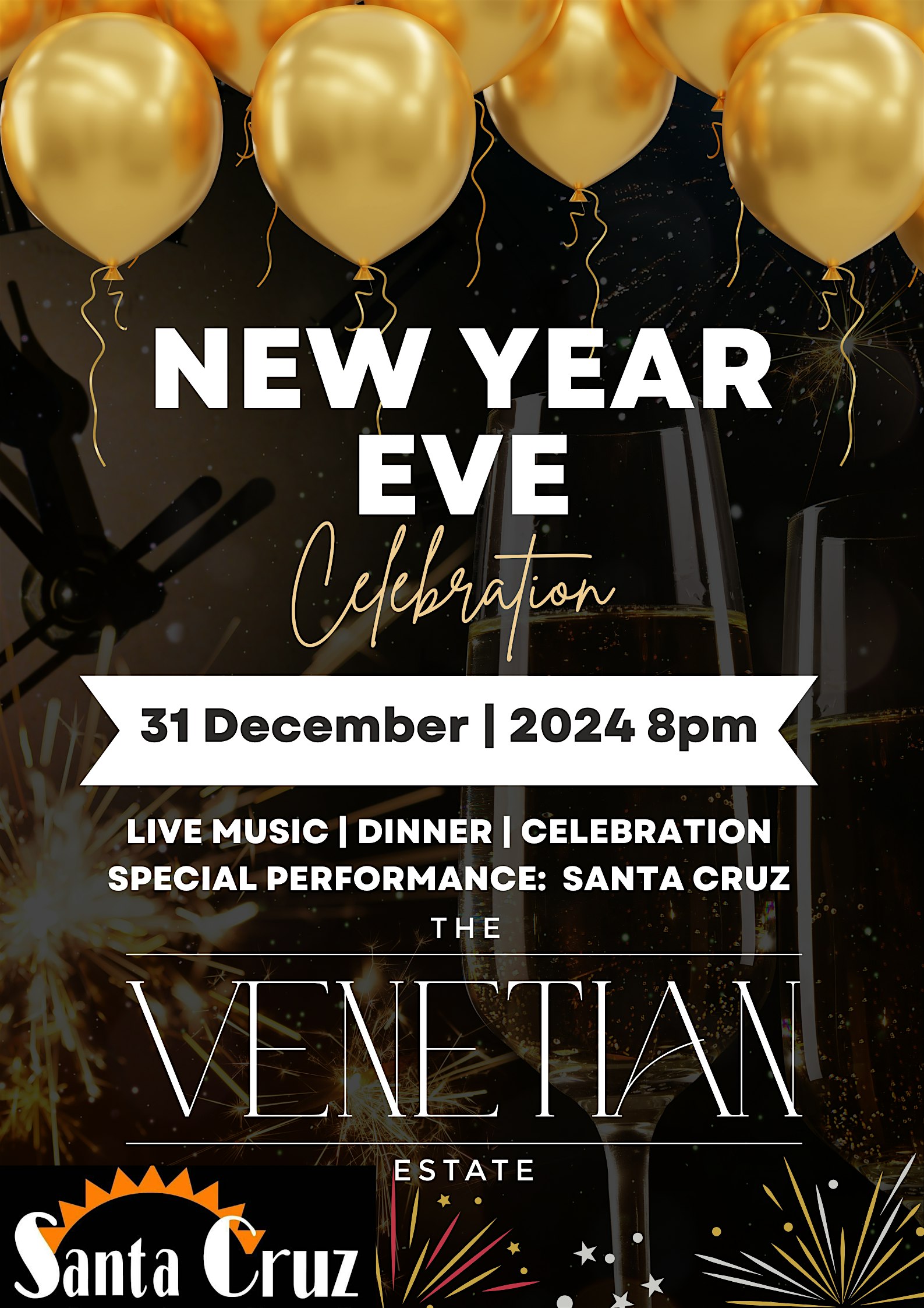 New Year’s Eve Celebration with Santa Cruz – Milton, WV