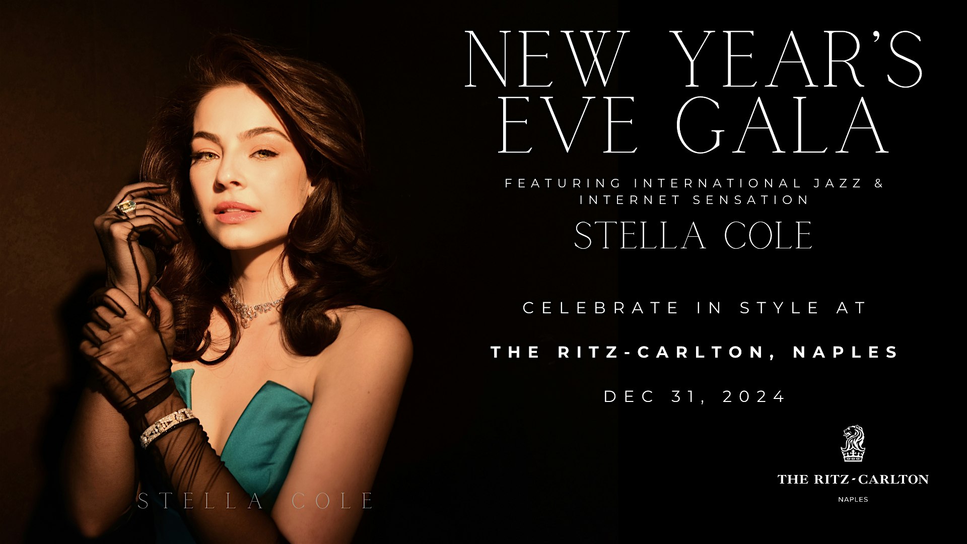 NYE BLACK-TIE GALA FEATURING STELLA COLE – Naples, FL