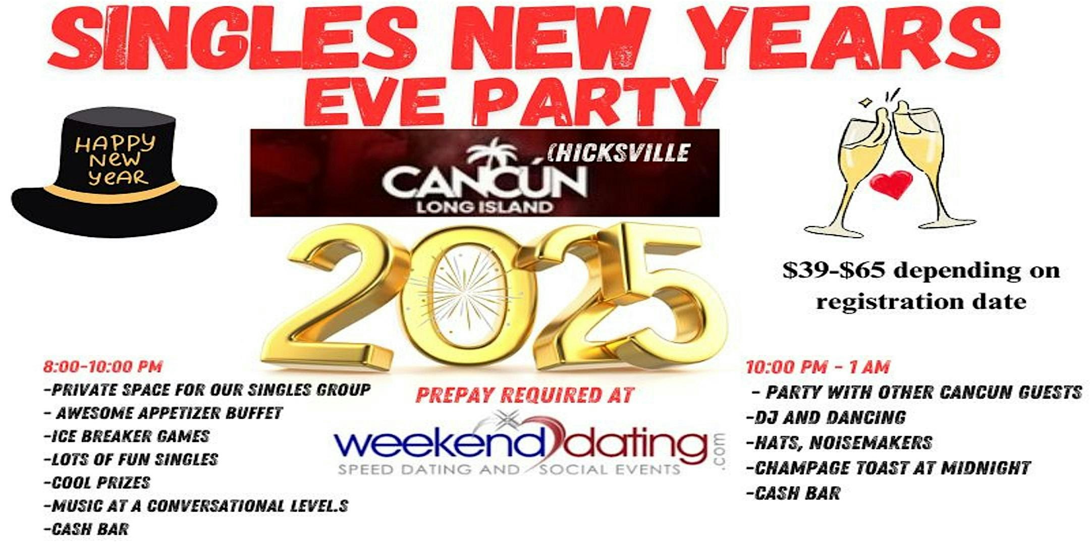 Long Island Singles New years Eve – Hicksville, NY