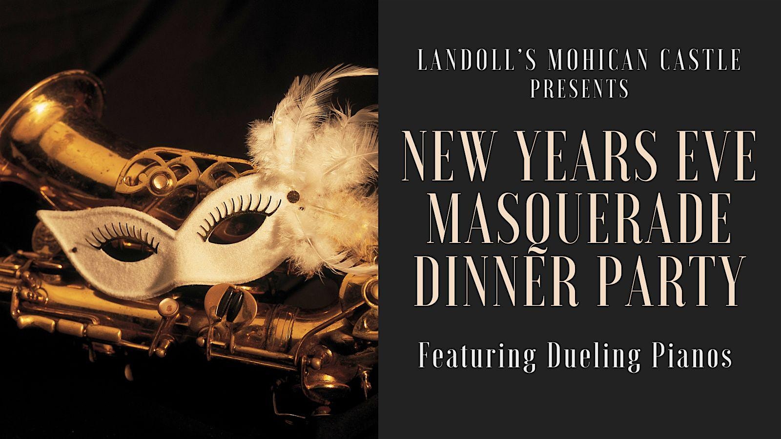 NYE Masquerade Dueling Pianos Dinner Party – Loudonville, OH