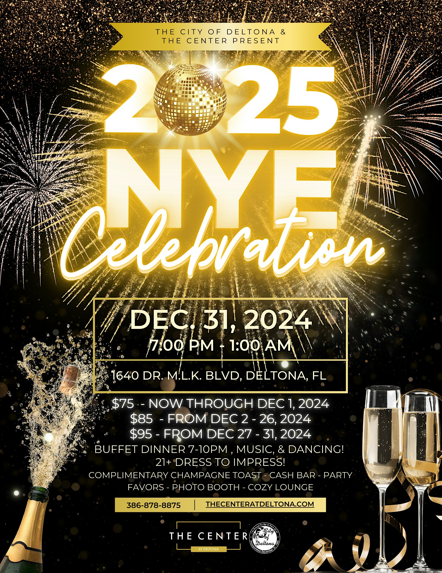 2025 New Years Eve Celebration – Deltona, FL