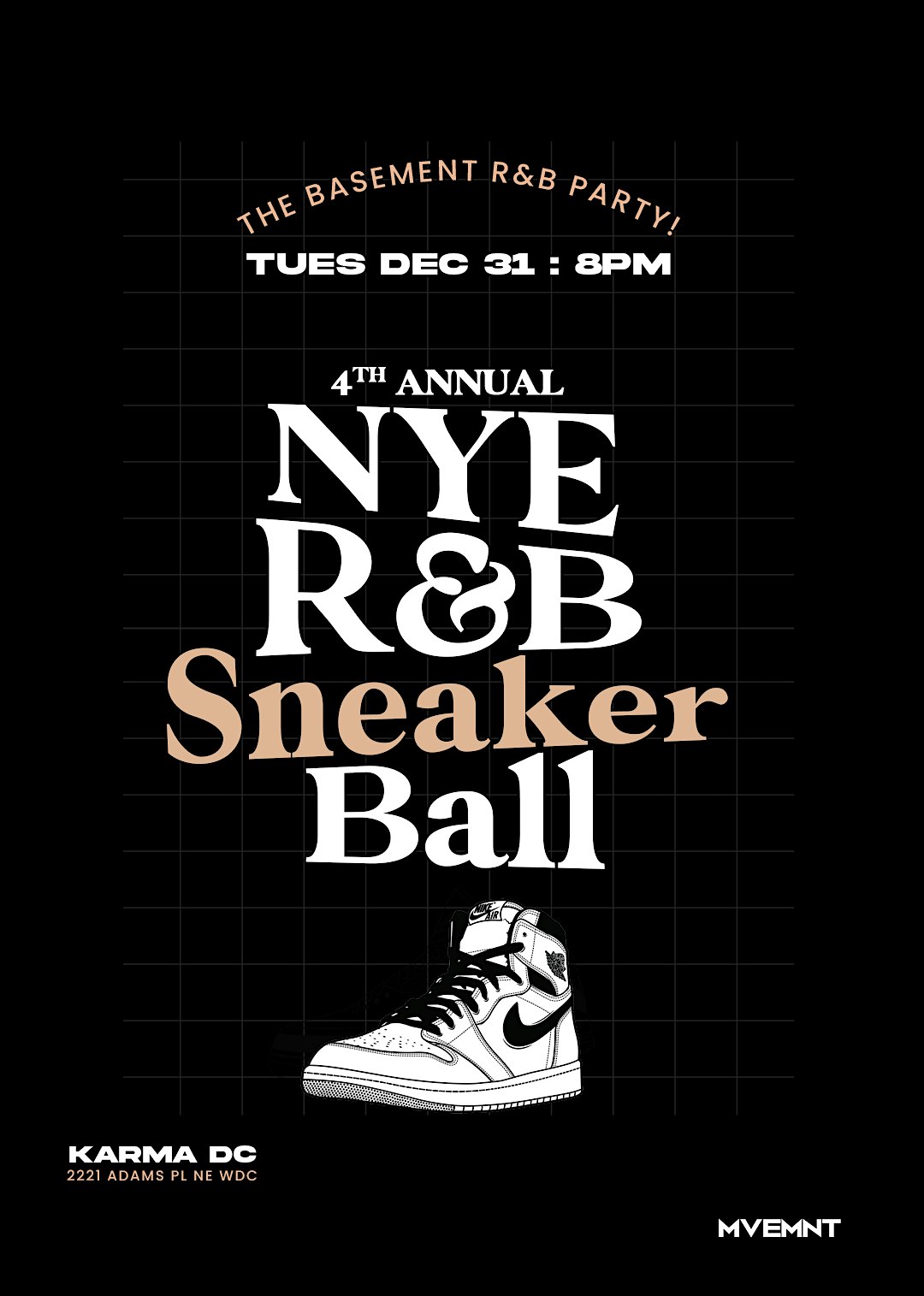 The Basement NYE R&B Sneaker Ball – Washington, DC