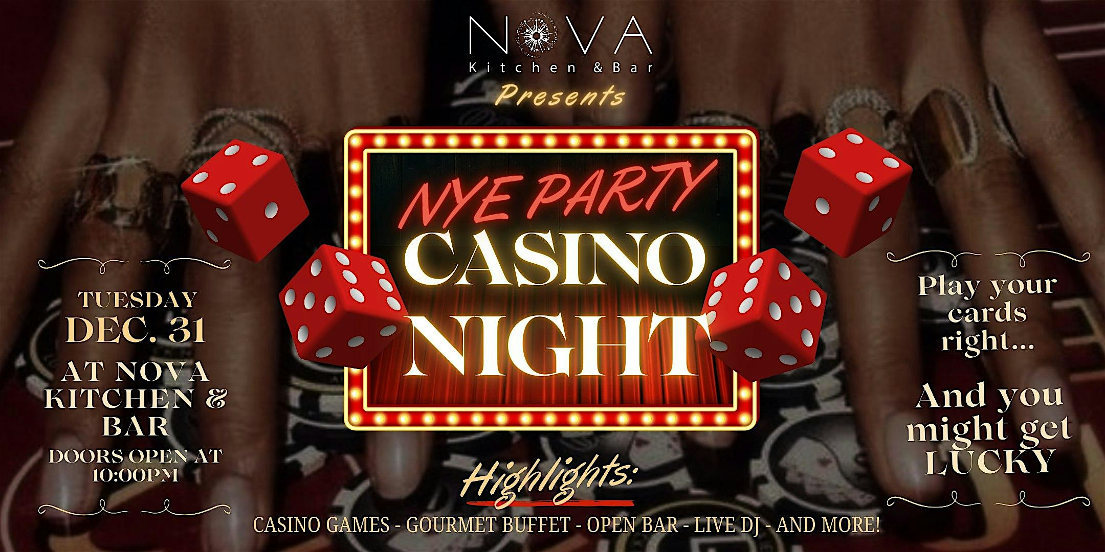 NOVA’S NEW YEARS EVE 2025 VEGAS PARTY, TUESDAY, DECEMBER 31, 2024. – Garden Grove, CA