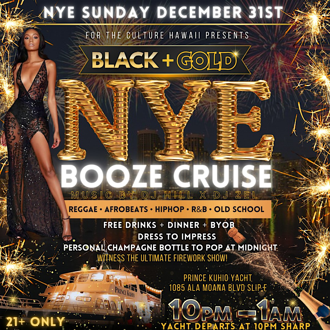 New Years Eve Booze Cruise – Honolulu, HI