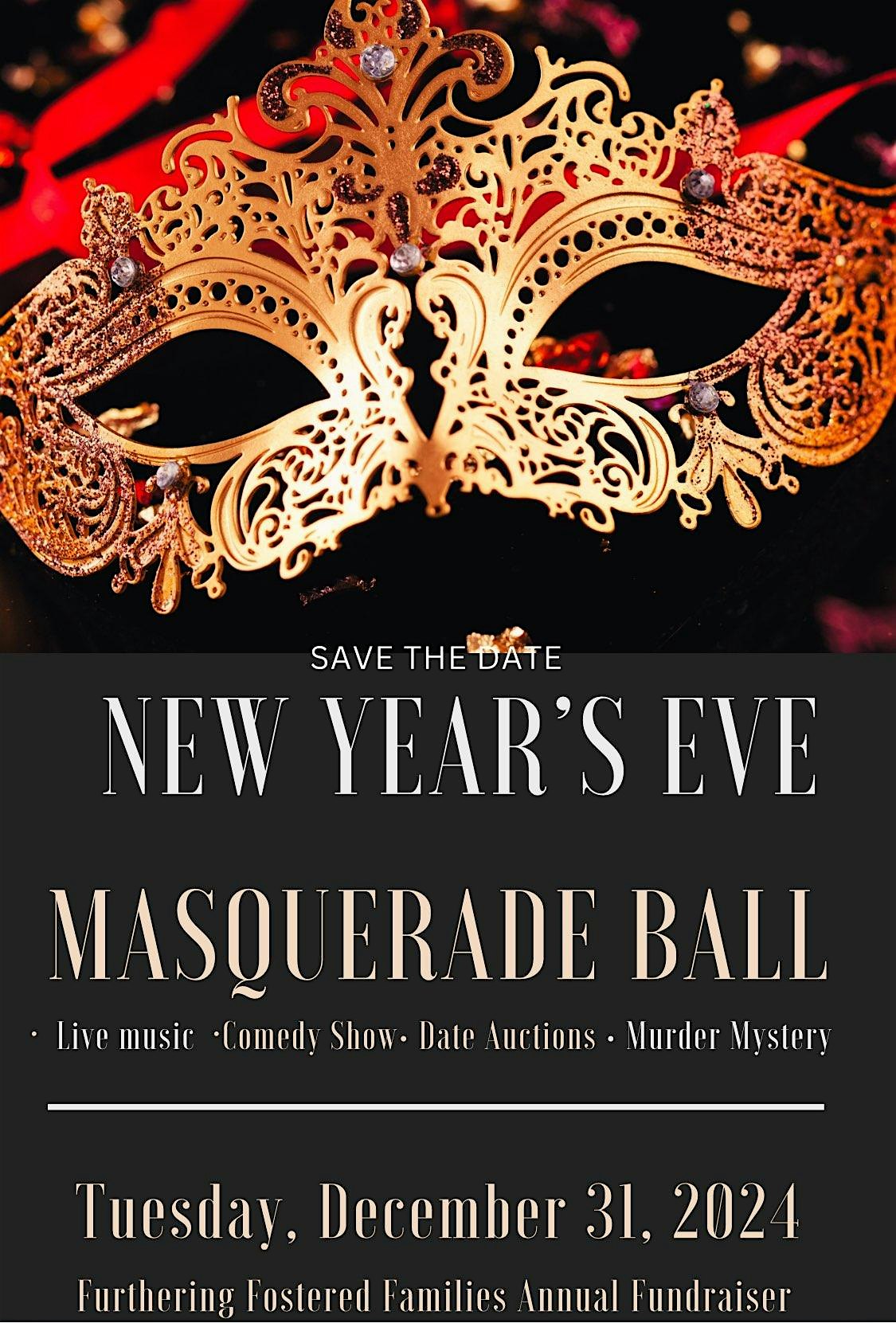 NEW YEAR’S EVE MASQUERADE GALA – Livonia, MI