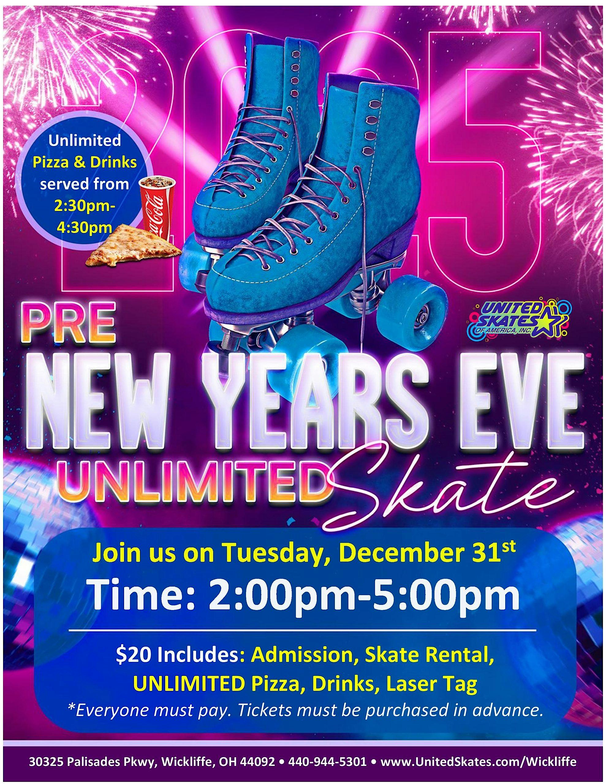 Pre-New Years Eve Unlimited Skate – Wickliffe, OH