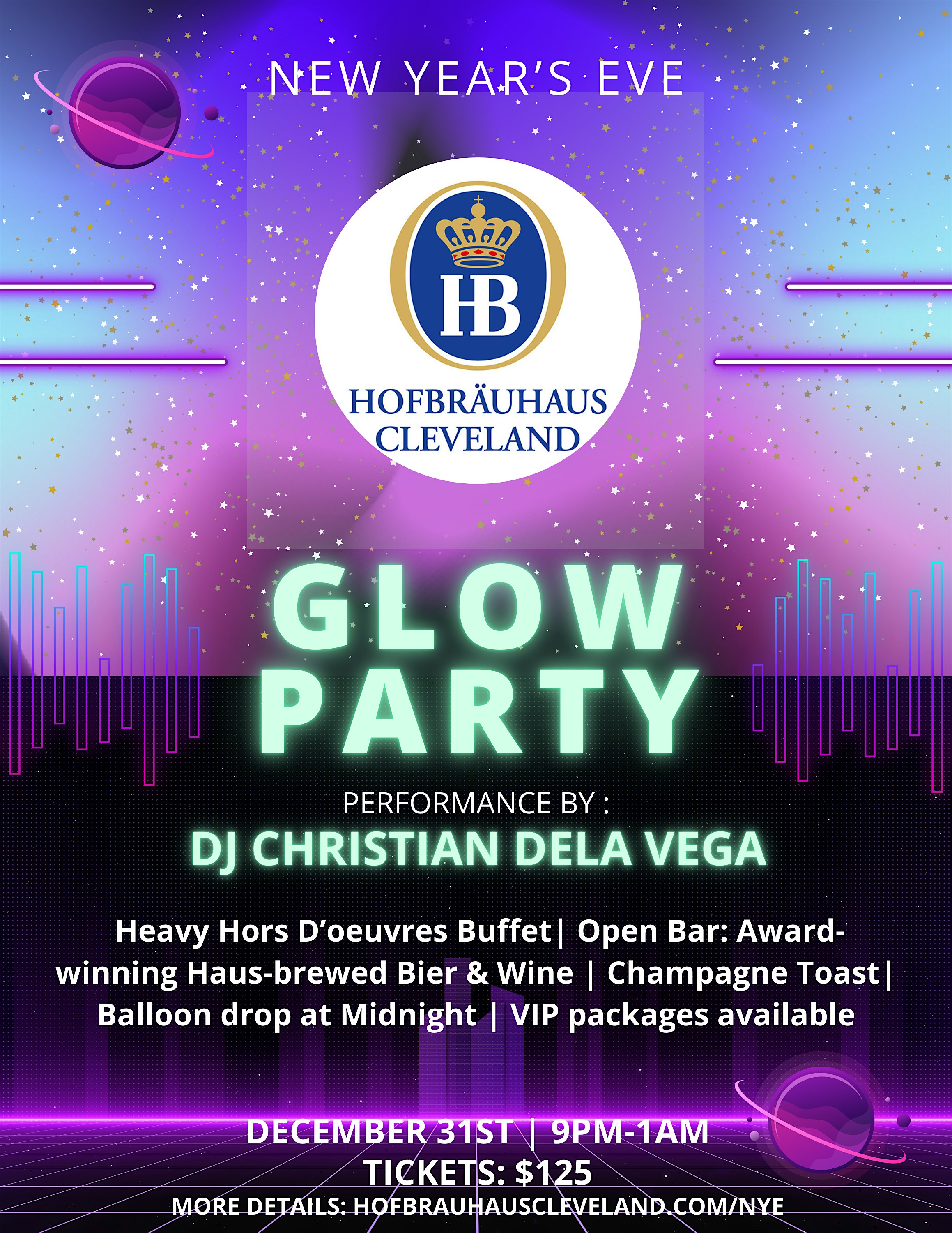 New Year’s Eve Glow 2.0 Party – Cleveland, OH