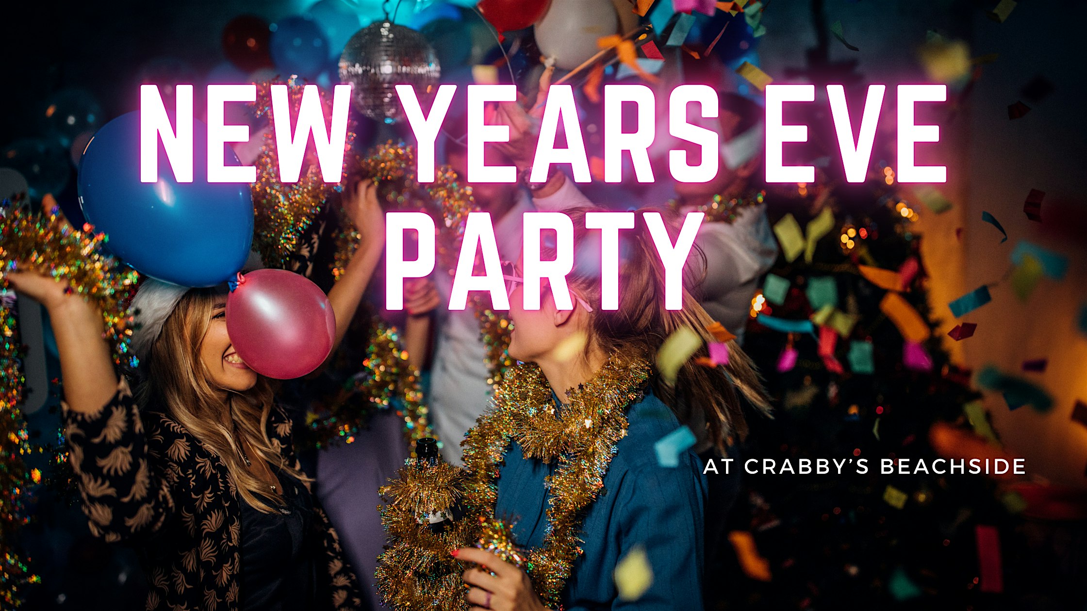 NYE Party at Crabby’s Beachside – St. Augustine, FL