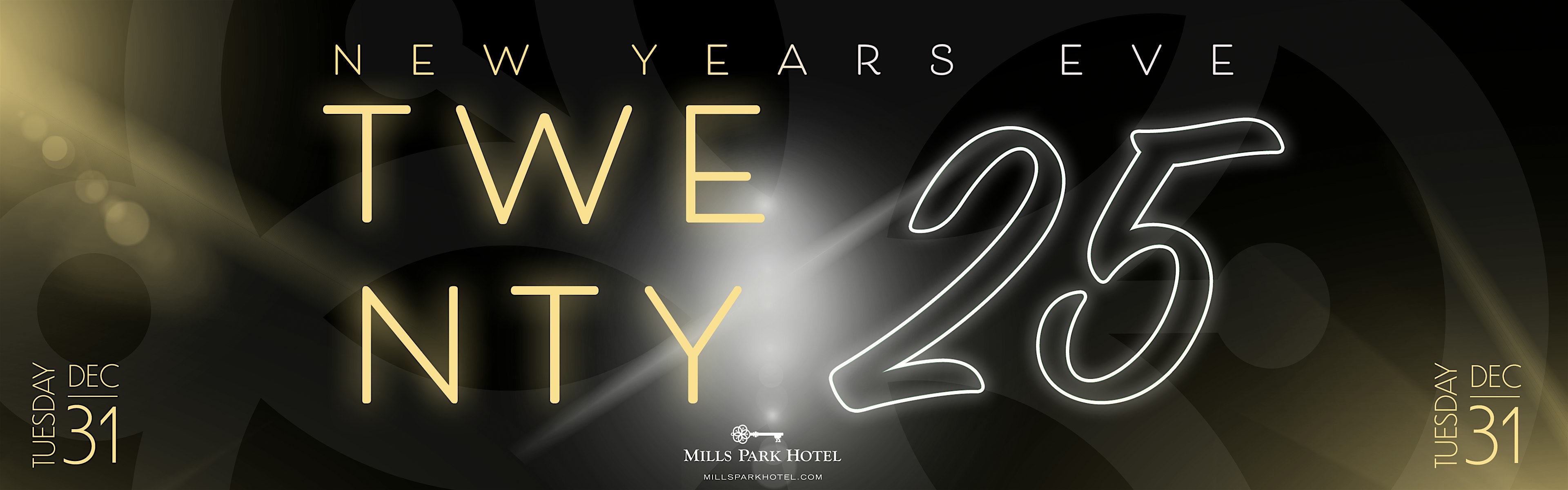 NYE Bash @ Mills Park Hotel – Yellow Springs, OH