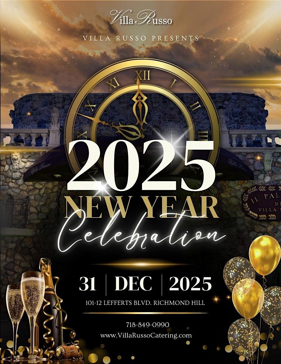 2025 New Year’s Eve Celebration!!! – South Richmond Hill, NY