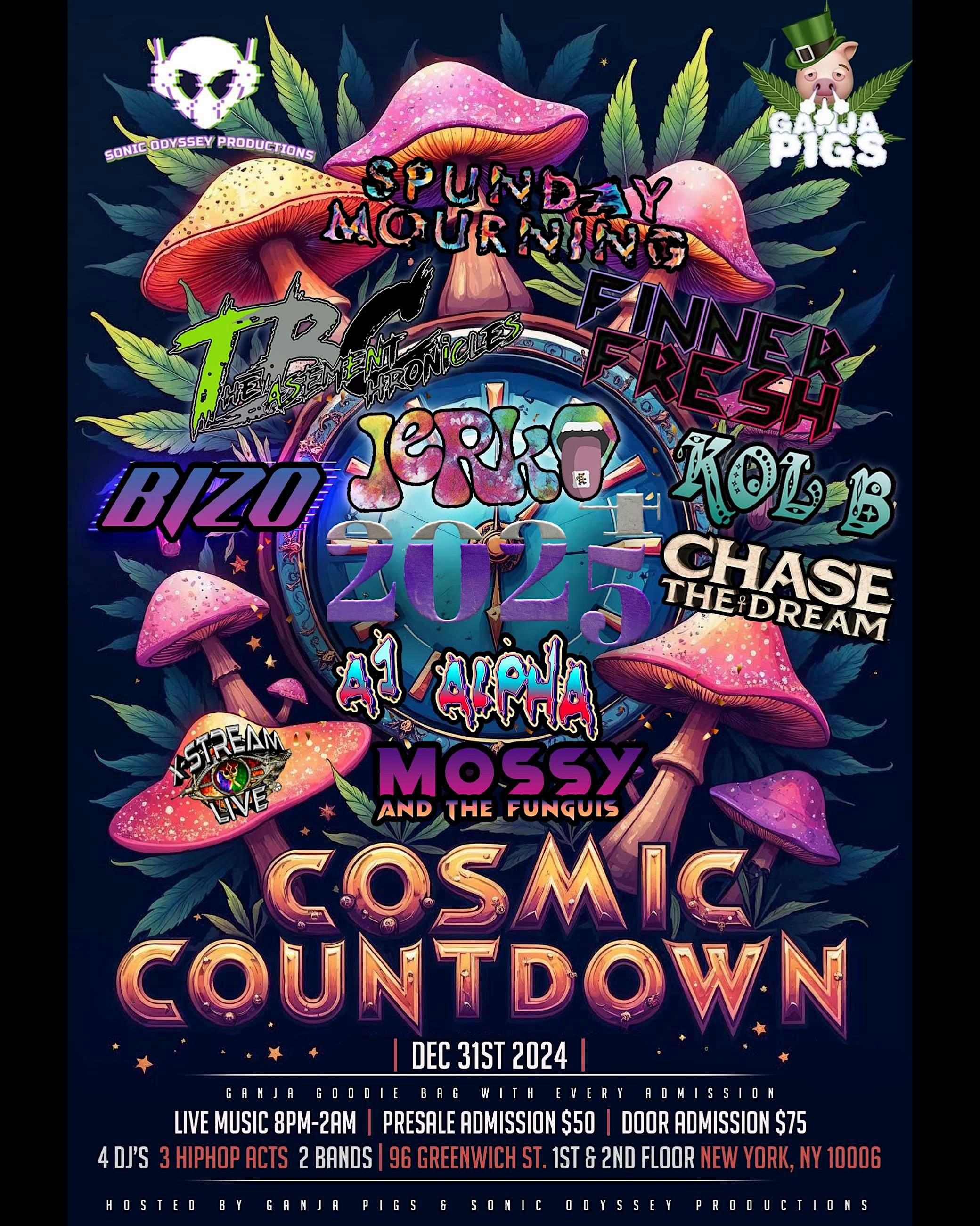 COSMIC COUNTDOWN (NYE CELEBRATION) – New York, NY