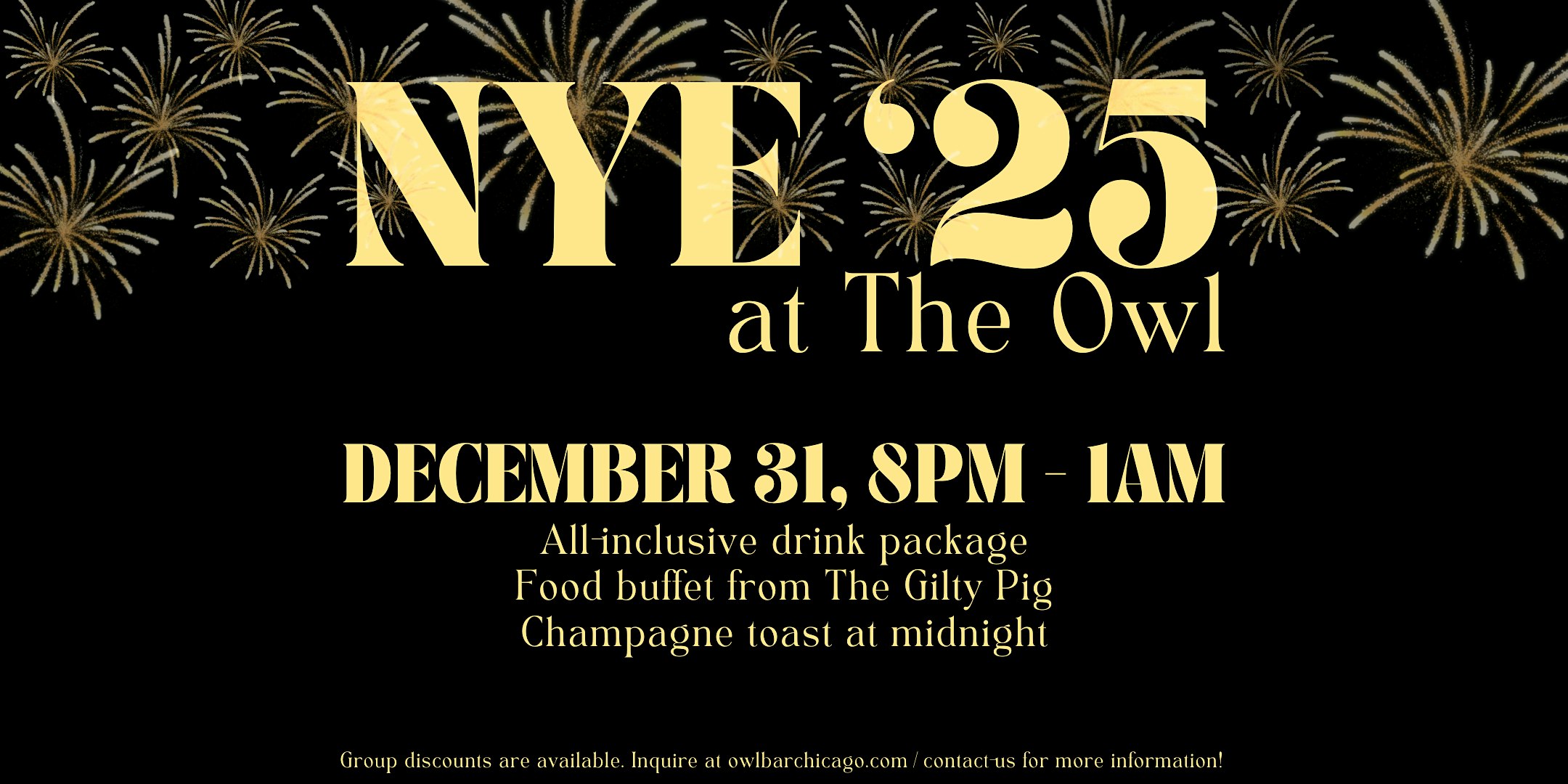 New Year’s Eve at The Owl – Chicago, IL