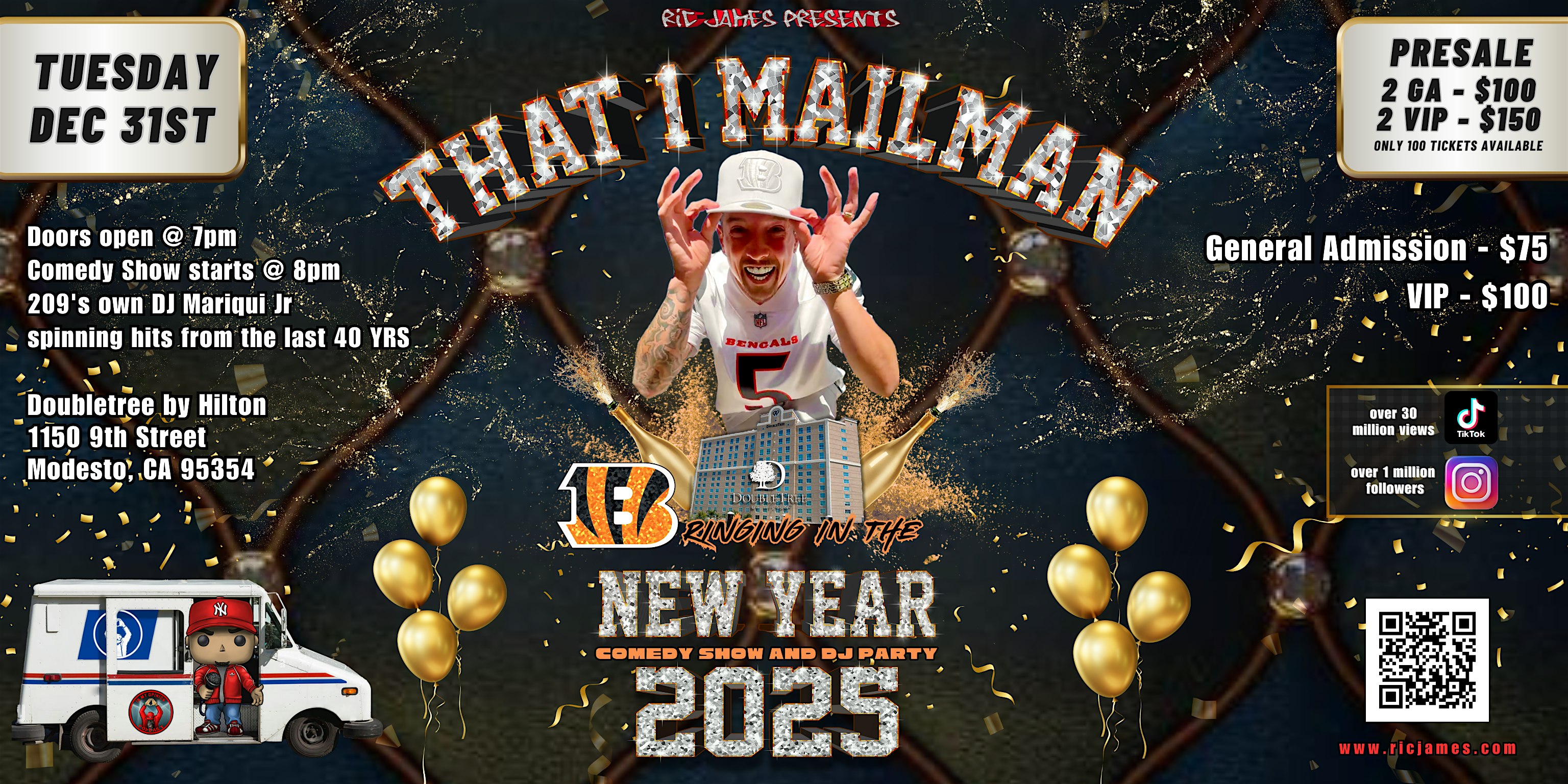 “That 1 Mailman” Bringing in the New Year – Modesto, CA