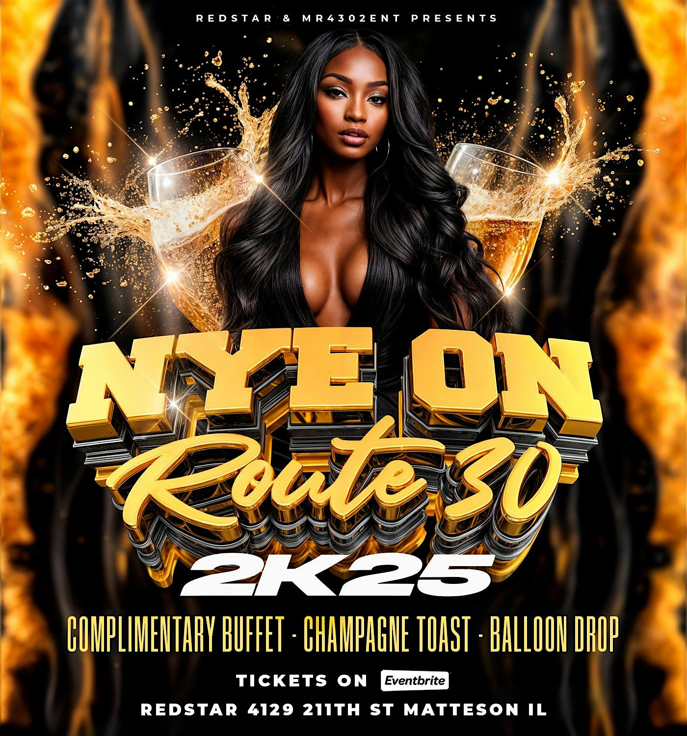 NYE 2K25 at REDSTAR – Matteson, IL