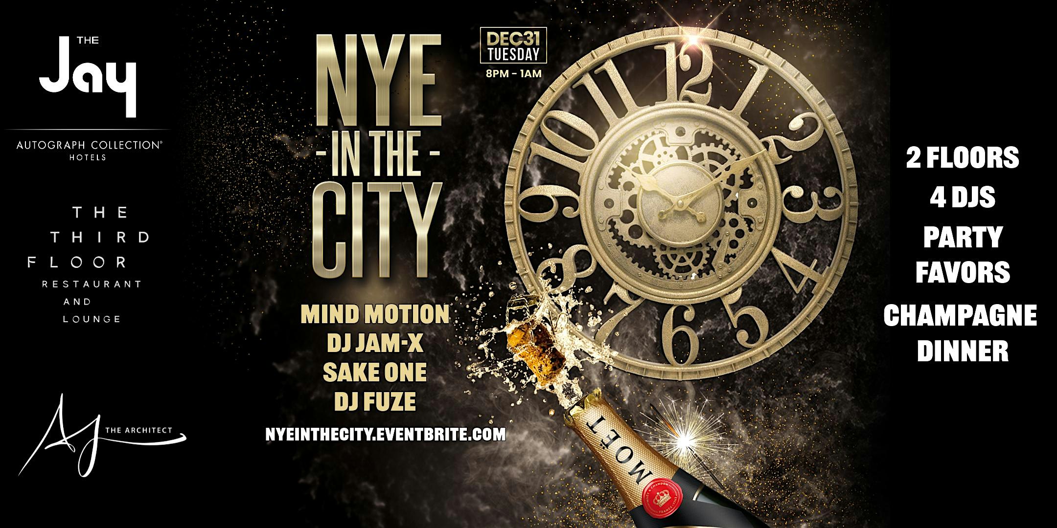 NYE IN THE CITY ’25 @ The Jay Hotel Autograph Collection – San Francisco, CA