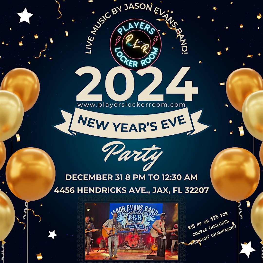 Roll in the New Year @ our NYE 2024 Party! – Jacksonville, FL